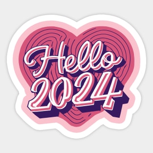 Hello-2024 Sticker